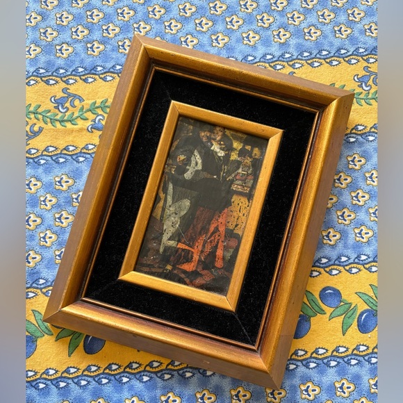 Vintage Gold / Black Art Frame - Picture 1 of 12